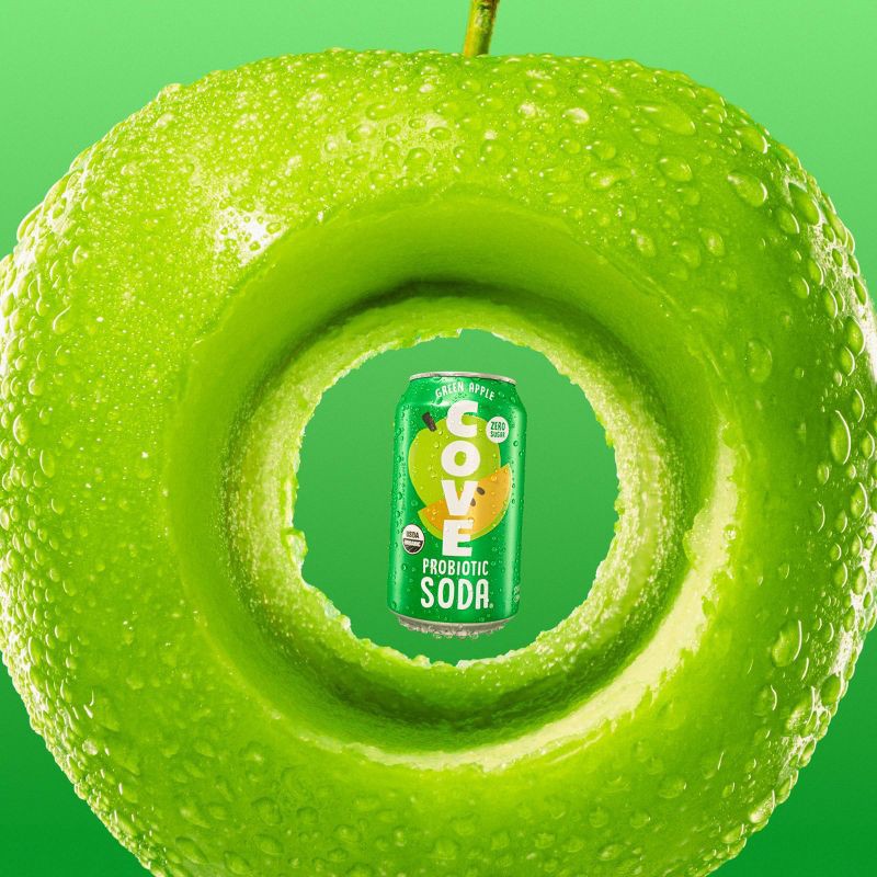 slide 5 of 5, Cove Green Apple Soda - 12 fl oz Can, 12 fl oz