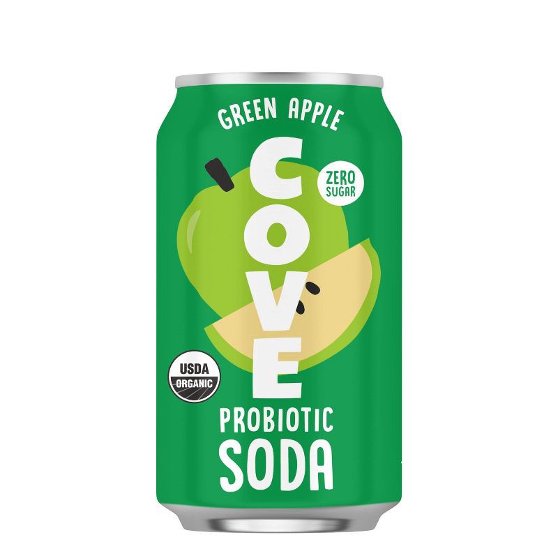 slide 1 of 5, Cove Green Apple Soda - 12 fl oz Can, 12 fl oz