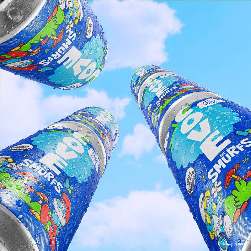 slide 5 of 5, Cove Smurfberry Probiotic Soda - 12 fl oz Can, 12 fl oz