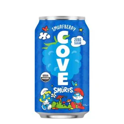 Cove Smurfberry Probiotic Soda - 12 fl oz Can