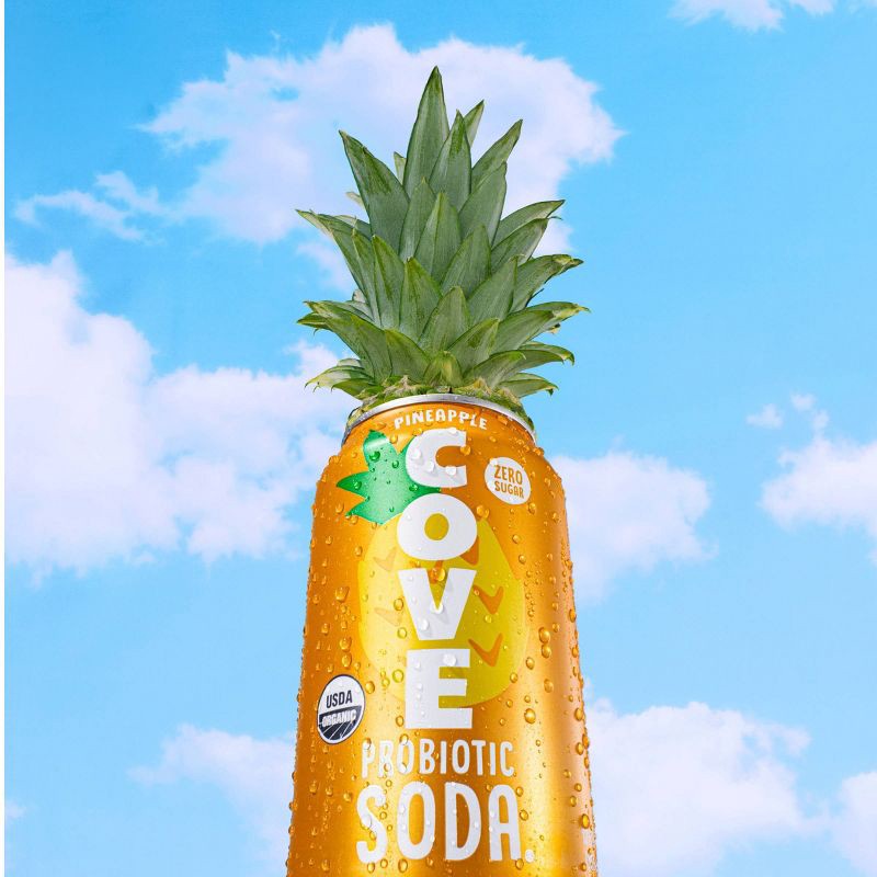 slide 2 of 5, Cove Pineapple Cola Soda - 12 fl oz Can, 12 fl oz
