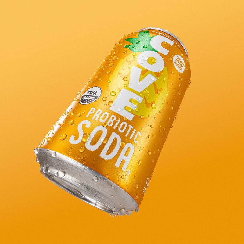 slide 3 of 5, Cove Pineapple Cola Soda - 12 fl oz Can, 12 fl oz