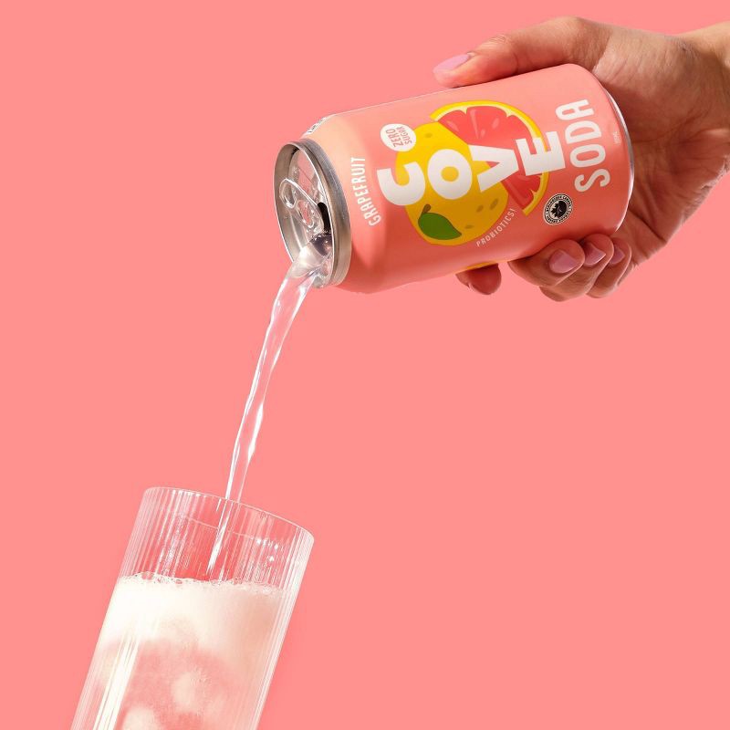 slide 3 of 4, Cove Grapefruit Cola Soda - 12 fl oz Can, 12 fl oz