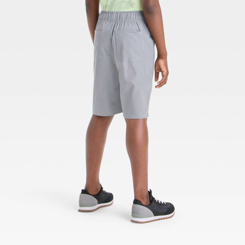 slide 3 of 4, Boys' Minecraft Woven Shorts - Gray M, 1 ct