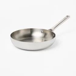 10" Uncoated Stainless Steel Frying Pan - Figmint™