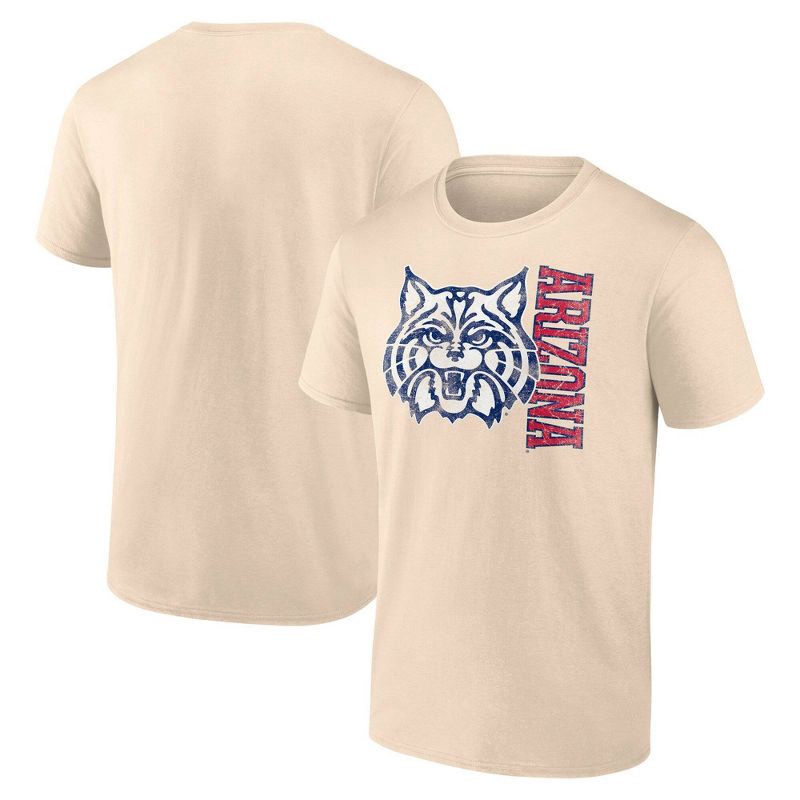 slide 3 of 3, NCAA Arizona Wildcats Men's Angora Bi-Blend T-Shirt - XXL, 1 ct