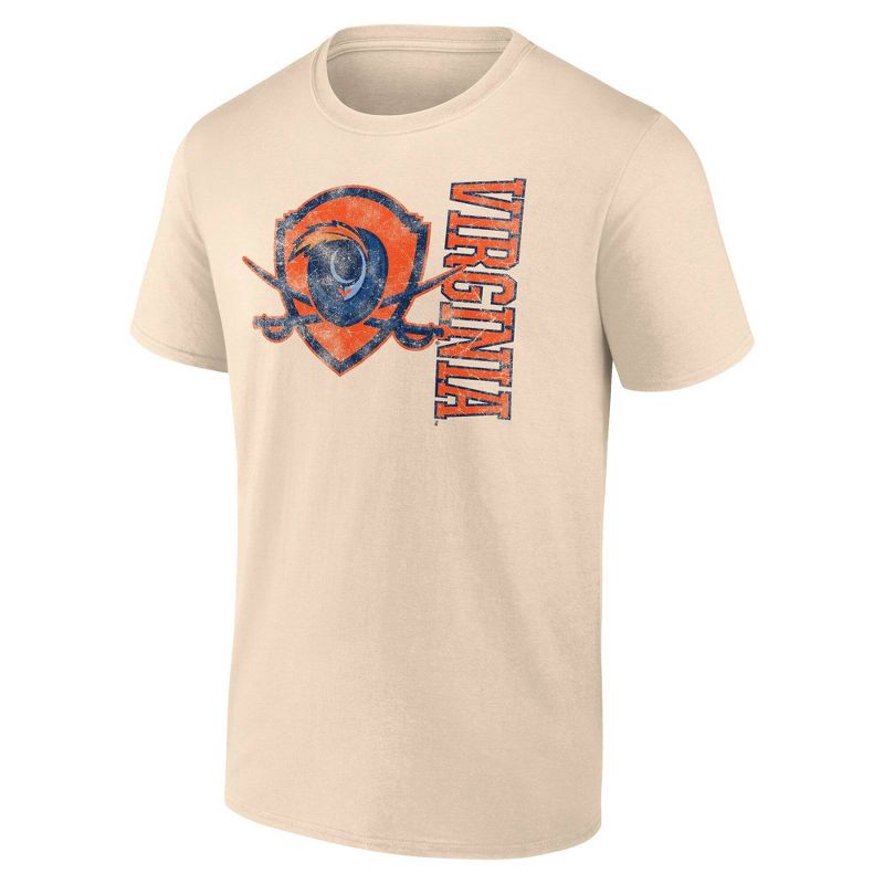 slide 1 of 2, NCAA Virginia Cavaliers Men's Angora Bi-Blend T-Shirt - XXL, 1 ct