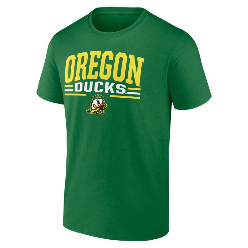 slide 1 of 3, NCAA Oregon Ducks Men's Bi-Blend T-Shirt - Green S, 1 ct