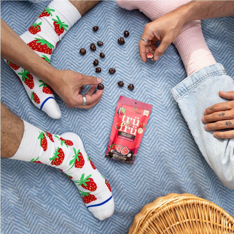 slide 8 of 8, Tru Fru Freeze Dried Strawberries in Dark and White Chocolate - 1.7oz, 1.7 oz