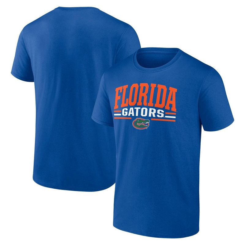 slide 3 of 3, NCAA Florida Gators Men's Bi-Blend T-Shirt - Royal Blue XL, 1 ct