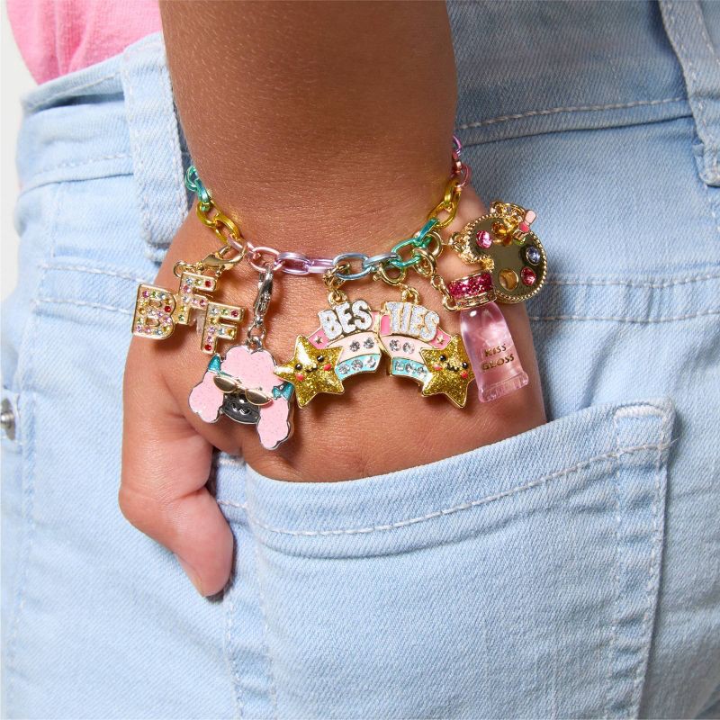 slide 4 of 5, FAO Schwarz Charm Squad Rainbow Bracelet, 1 ct