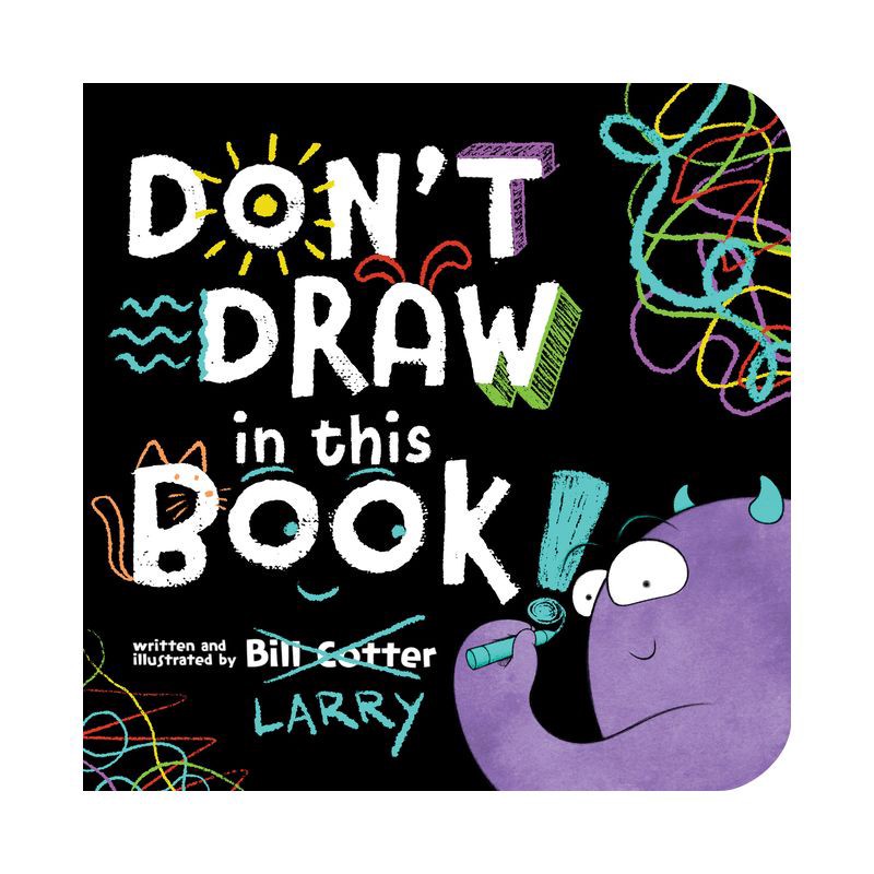 slide 1 of 1, Sourcebooks Don't Draw in This Book! - by Bill Cotter (Board Book), 1 ct