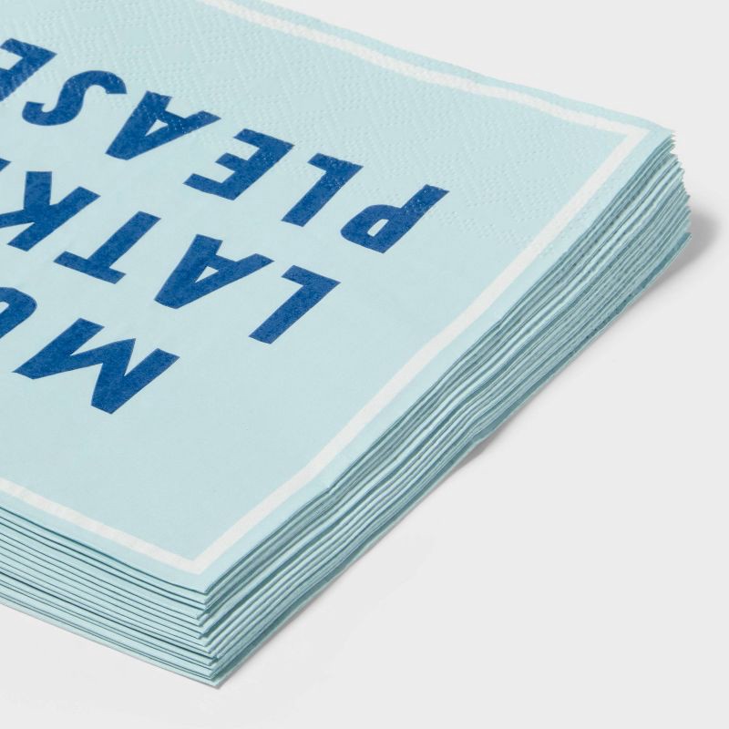 slide 3 of 3, 16ct 'More Latkes, Please' Dinner Napkins - Spritz™, 16 ct