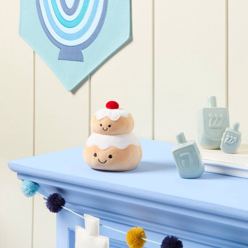 slide 2 of 3, 3ct Ceramic Dreidels Decor Set - Spritz™, 3 ct