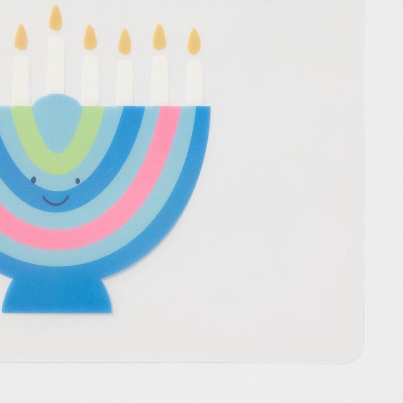 slide 3 of 3, 'Hanukkah Is Here' Placemat - Spritz™, 1 ct