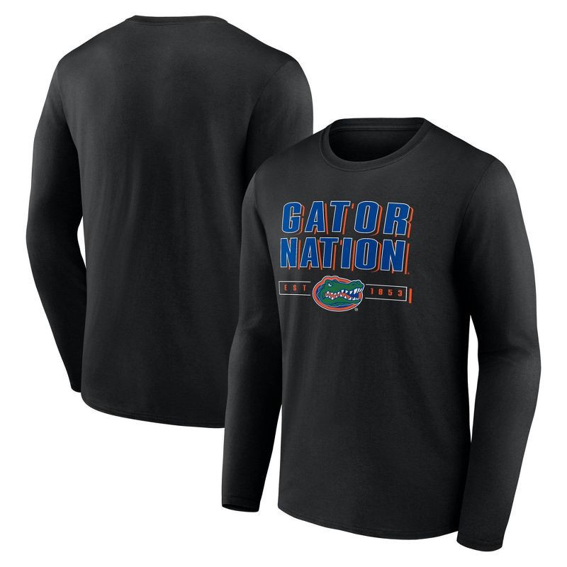 slide 3 of 3, NCAA Florida Gators Men's Long Sleeve Black T-Shirt - XL, 1 ct