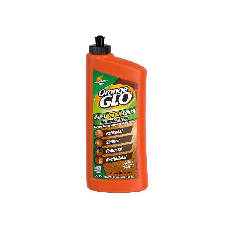 slide 2 of 8, Orange GLO 4-in-1 Monthly Hardwood Liquid Floor Polish - Orange Scent - 24 fl oz, 24 fl oz