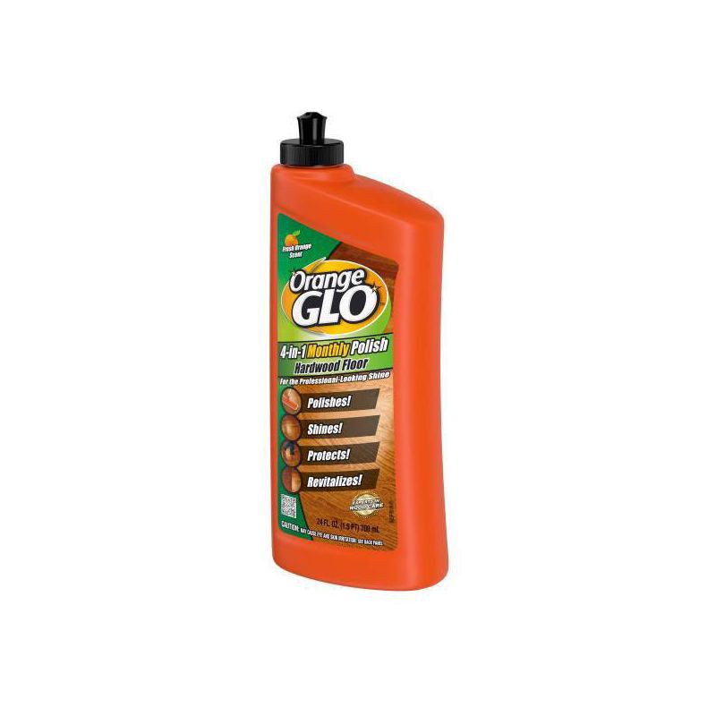 slide 4 of 8, Orange GLO 4-in-1 Monthly Hardwood Liquid Floor Polish - Orange Scent - 24 fl oz, 24 fl oz
