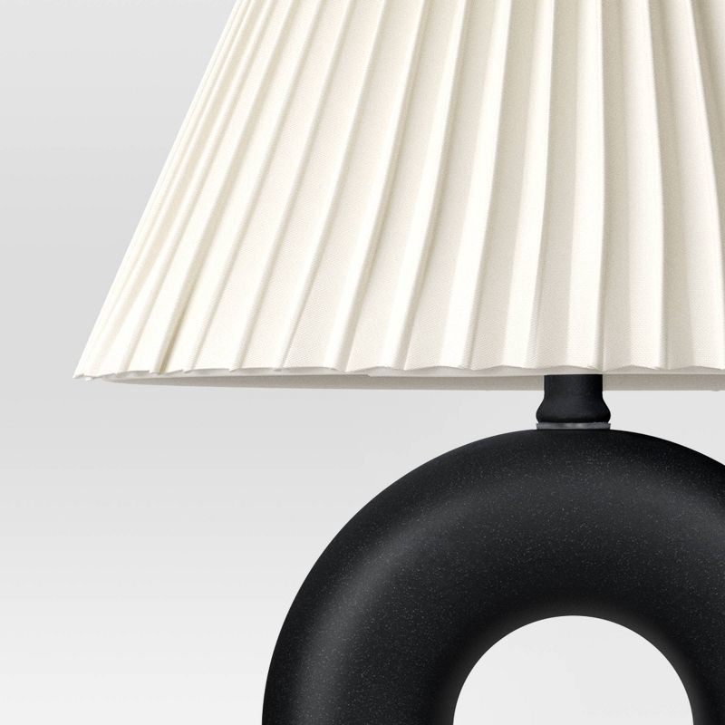 slide 4 of 4, Ceramic Table Lamp Black - Room Essentials™, 1 ct