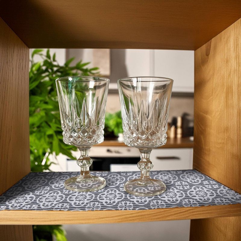 slide 4 of 8, Con-Tact 18"x8' Printed Grip Premium Shelf Liner Mirabella Charcoal, 1 ct