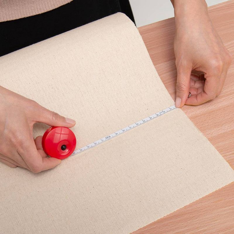 slide 6 of 10, Con-Tact 2-in-1 Scissor/Measuring Tape Combo with Smoothing Tool, 1 ct