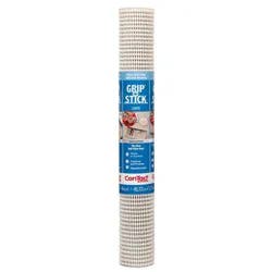 Con-Tact 18"x4' Shelf Liner Grip-N-Stick White