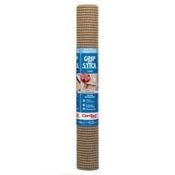 Con-Tact 18"x4' Shelf Liner Grip-N-Stick Taupe
