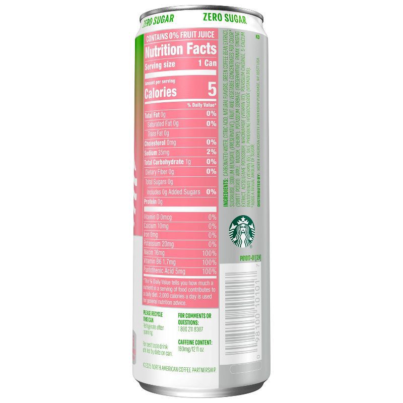 slide 3 of 6, Starbucks RTD Starbucks Iced Watermelon Energy Drink - 12 fl oz Can, 12 fl oz