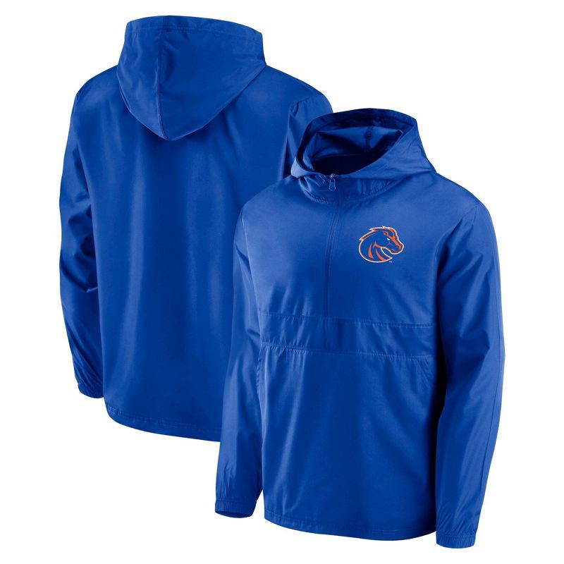 slide 3 of 3, NCAA Boise State Broncos Men's Gray Windbreaker Jacket - S, 1 ct