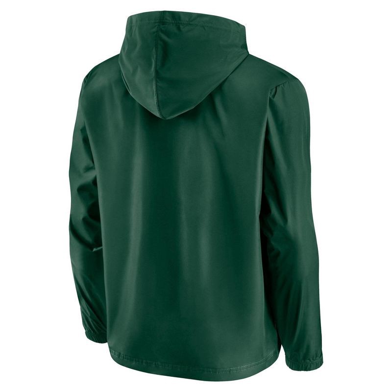 slide 3 of 3, NCAA Michigan State Spartans Men's Gray Windbreaker Jacket - S, 1 ct