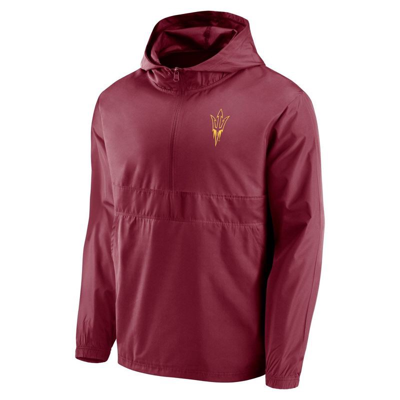 slide 1 of 3, NCAA Arizona State Sun Devils Men's Gray Windbreaker Jacket - L, 1 ct