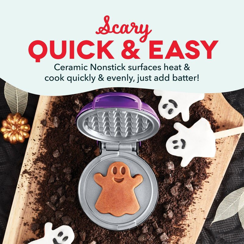 slide 5 of 7, Dash Ghost Mini Waffle Maker, 1 ct