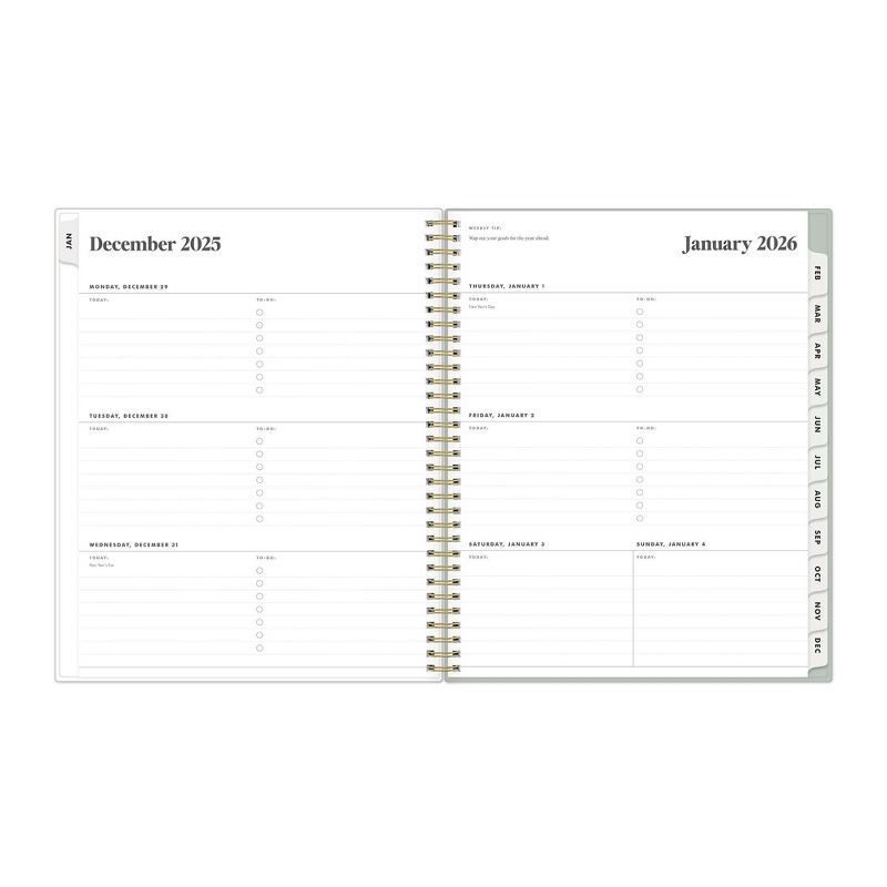 slide 5 of 18, Blue Sky The Everygirl 2026 Weekly/Monthly Planning Calendar 8.5"x11" Poetry, 1 ct