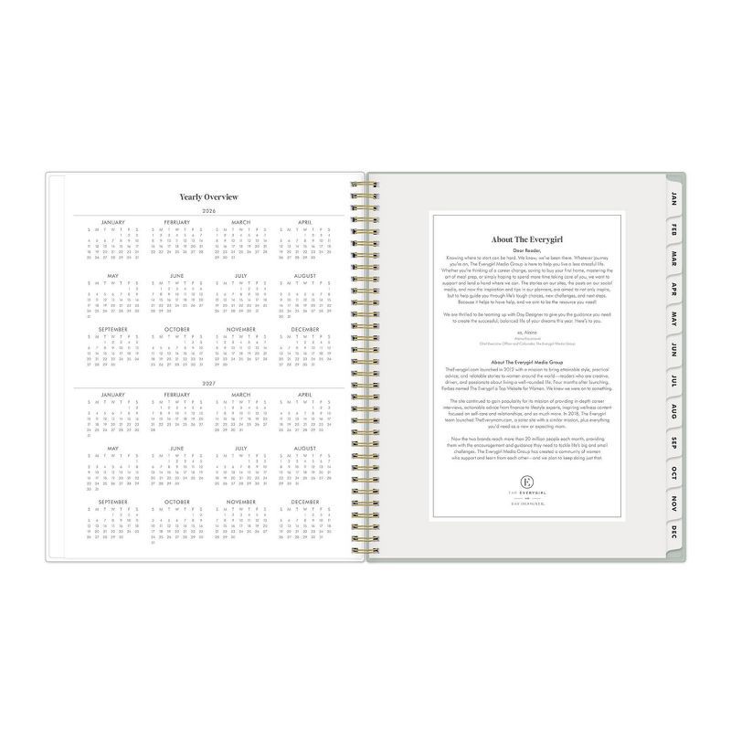 slide 8 of 18, Blue Sky The Everygirl 2026 Weekly/Monthly Planning Calendar 8.5"x11" Poetry, 1 ct