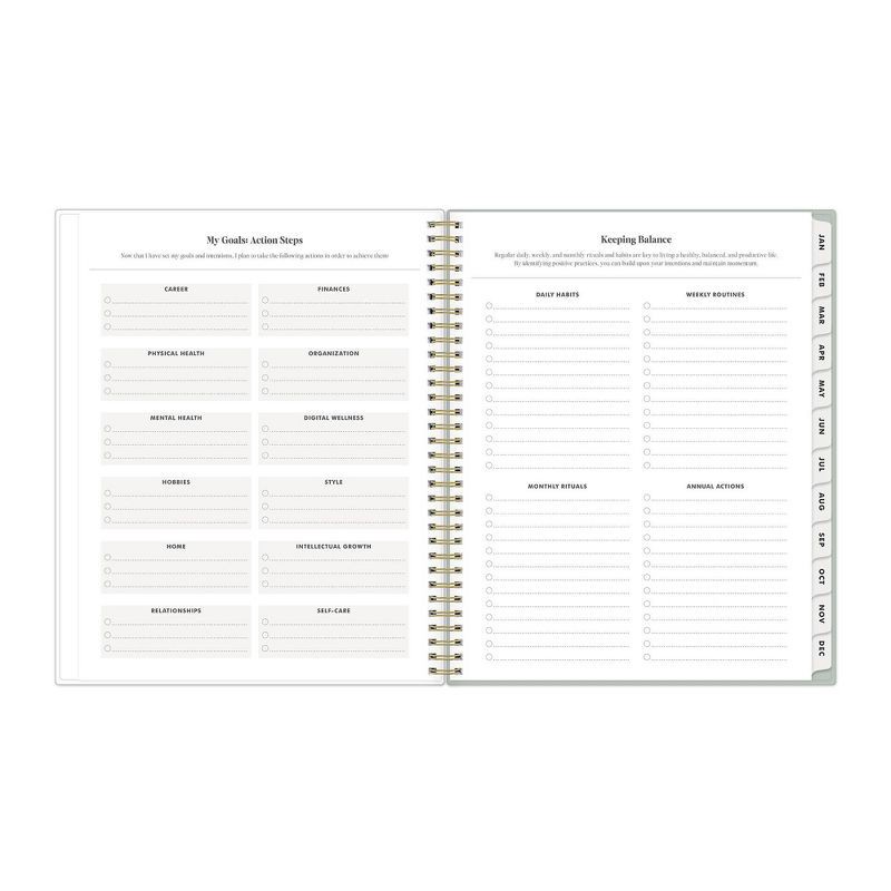 slide 10 of 18, Blue Sky The Everygirl 2026 Weekly/Monthly Planning Calendar 8.5"x11" Poetry, 1 ct