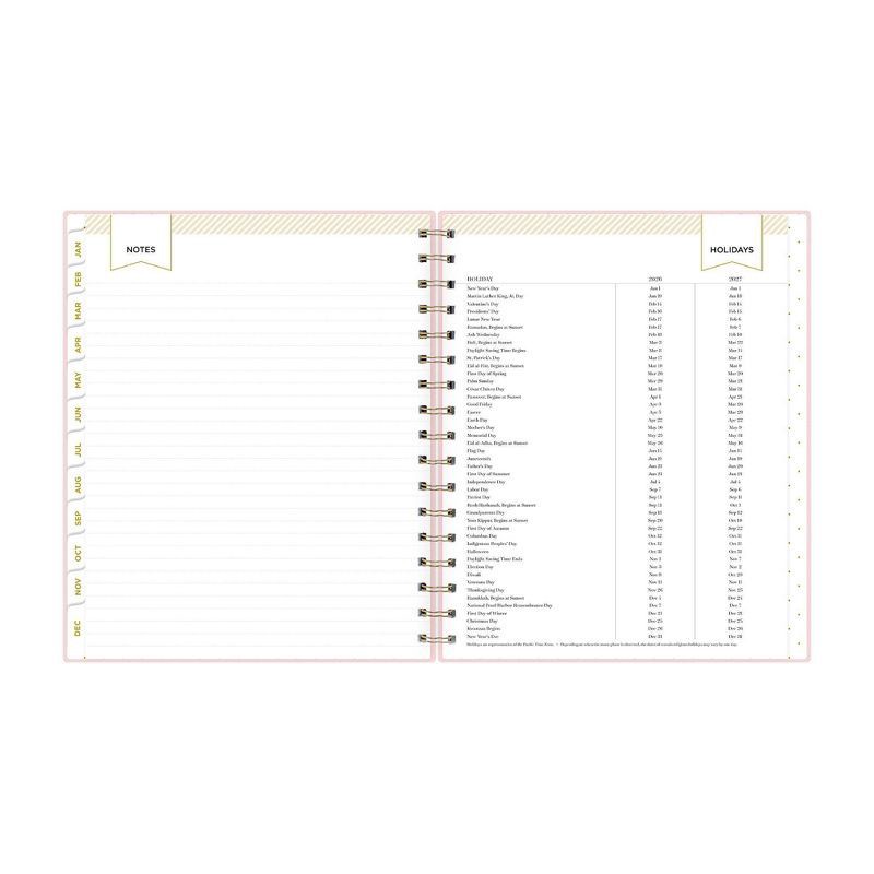 slide 12 of 14, Blue Sky Day Designer 2026 Weekly/Monthly Faux Leather Hardcover Planning Calendar 7"x9" Blush, 1 ct