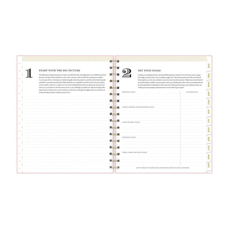 slide 9 of 14, Blue Sky Day Designer 2026 Weekly/Monthly Faux Leather Hardcover Planning Calendar 7"x9" Blush, 1 ct