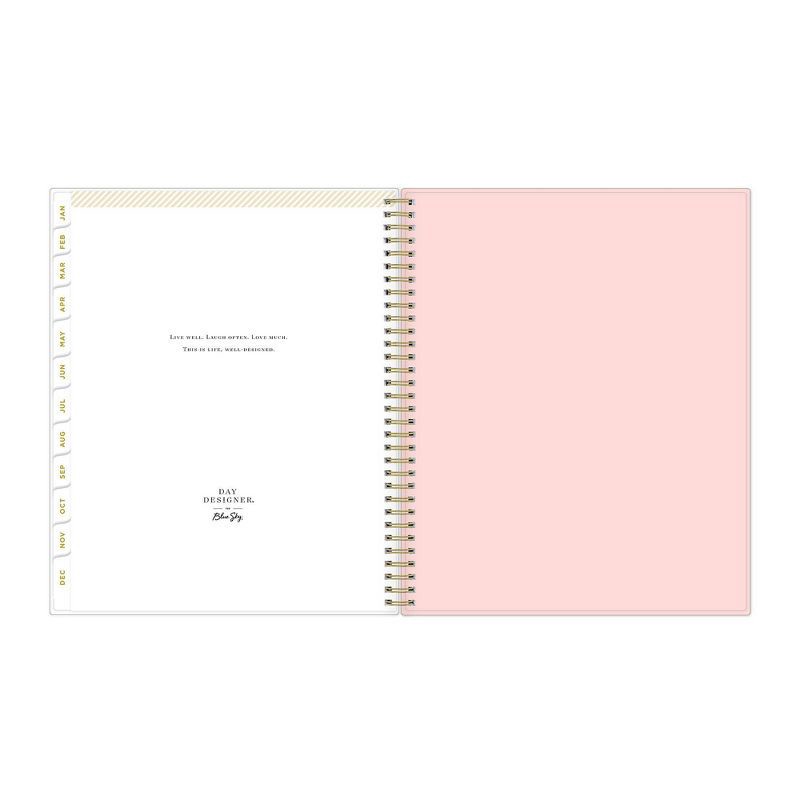 slide 13 of 15, Blue Sky Day Designer 2026 Weekly/Monthly Planning Calendar 8.5"x11" Rose Pink Floral, 1 ct