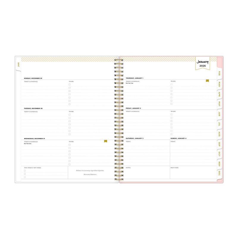 slide 5 of 15, Blue Sky Day Designer 2026 Weekly/Monthly Planning Calendar 8.5"x11" Rose Pink Floral, 1 ct