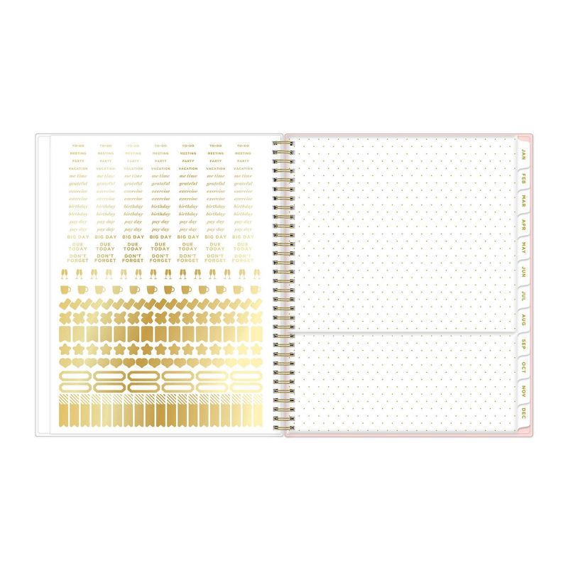 slide 7 of 15, Blue Sky Day Designer 2026 Weekly/Monthly Planning Calendar 8.5"x11" Rose Pink Floral, 1 ct