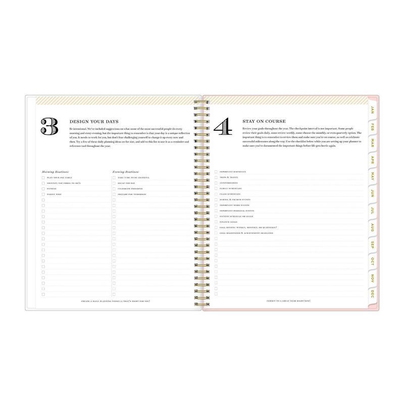 slide 10 of 15, Blue Sky Day Designer 2026 Weekly/Monthly Planning Calendar 8.5"x11" Rose Pink Floral, 1 ct