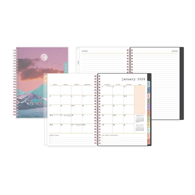 slide 4 of 13, Blue Sky WAAV 2026 Weekly/Monthly Planning Calendar and Notes 5.875"X8.625" Laura Frosted, 1 ct