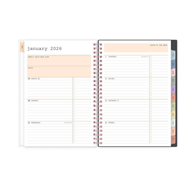 slide 5 of 13, Blue Sky WAAV 2026 Weekly/Monthly Planning Calendar and Notes 5.875"X8.625" Laura Frosted, 1 ct