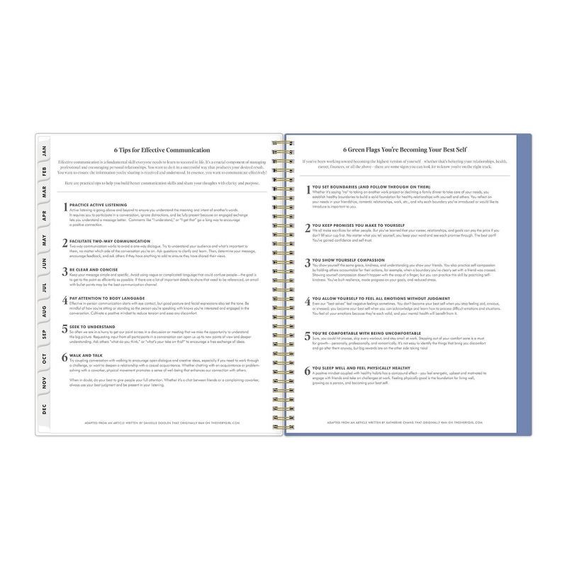 slide 12 of 18, Blue Sky The Everygirl 2026 Weekly/Monthly Planning Calendar 8.5"x11" Rhine, 1 ct