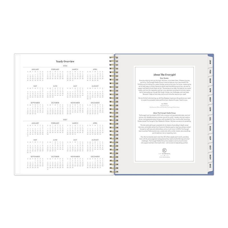 slide 8 of 18, Blue Sky The Everygirl 2026 Weekly/Monthly Planning Calendar 8.5"x11" Rhine, 1 ct