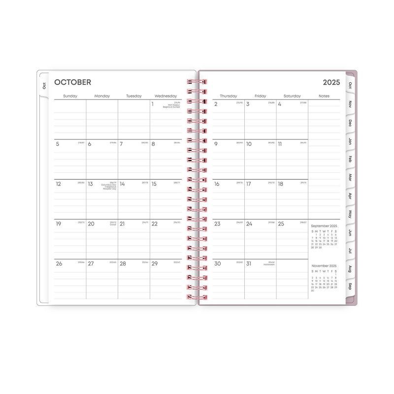 slide 6 of 11, Blue Sky 2026 Weekly/Monthly Planning Calendar Stripe 5"x8" Block Purple with Double Pockets, 1 ct