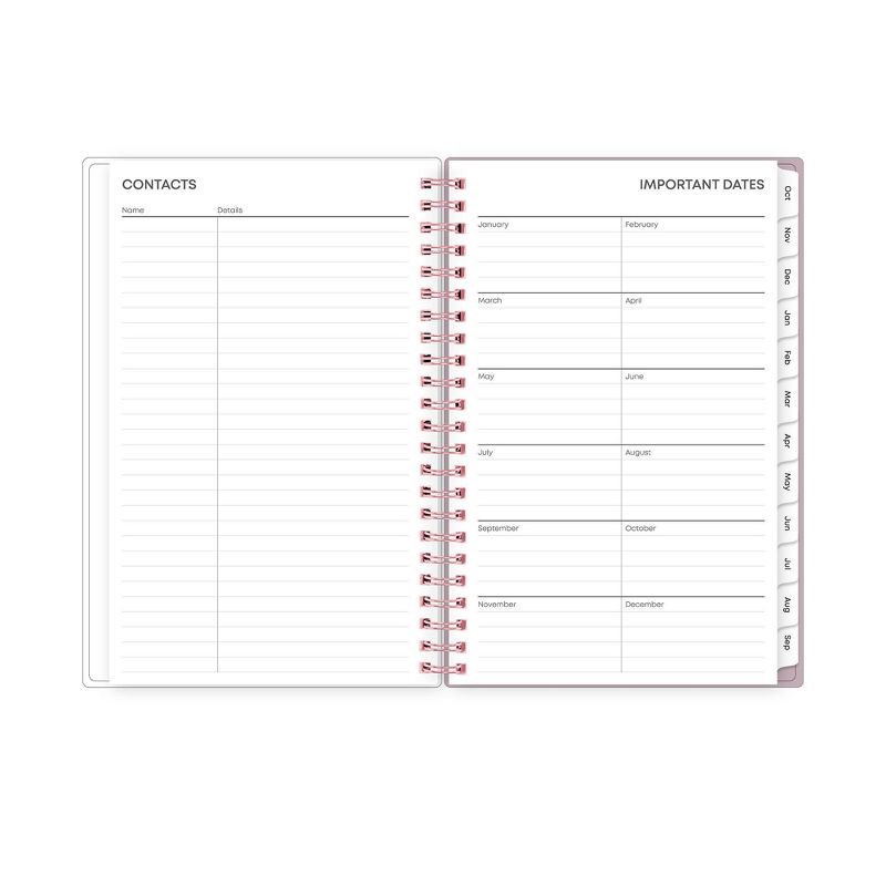 slide 8 of 11, Blue Sky 2026 Weekly/Monthly Planning Calendar Stripe 5"x8" Block Purple with Double Pockets, 1 ct