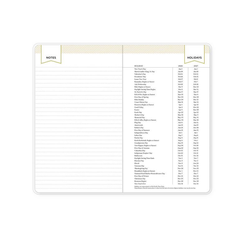 slide 10 of 12, Blue Sky Day Designer 2026-2027 Monthly Planning Calendar 3.625"x6.125" Marjorie Floral Clear, 1 ct