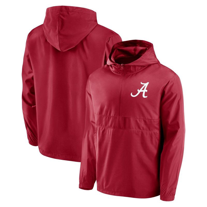 slide 3 of 3, NCAA Alabama Crimson Tide Men's Gray Windbreaker Jacket - XL, 1 ct