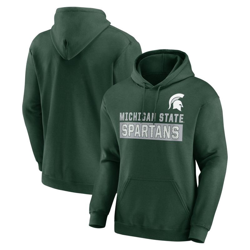 slide 3 of 3, NCAA Michigan State Spartans Men's Hooded Sweatshirt - S, 1 ct